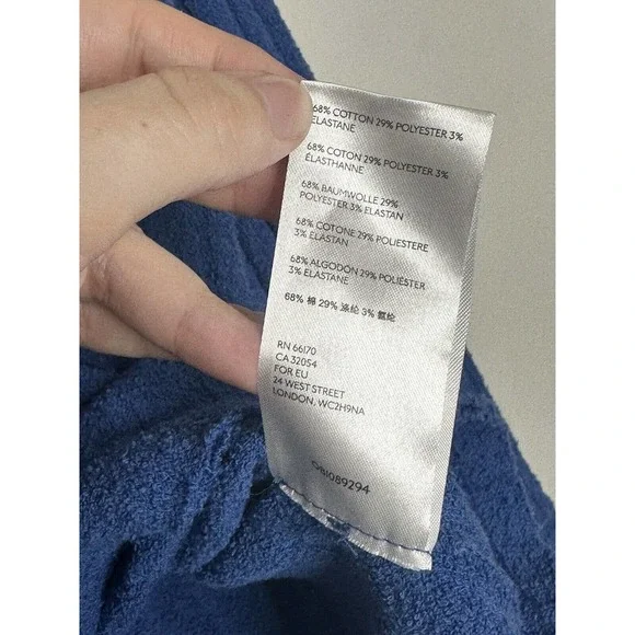 WE THE FREE Women's Long Sleeve Blue Henley Button Sweater Top Sz M - Picture 5 of 6